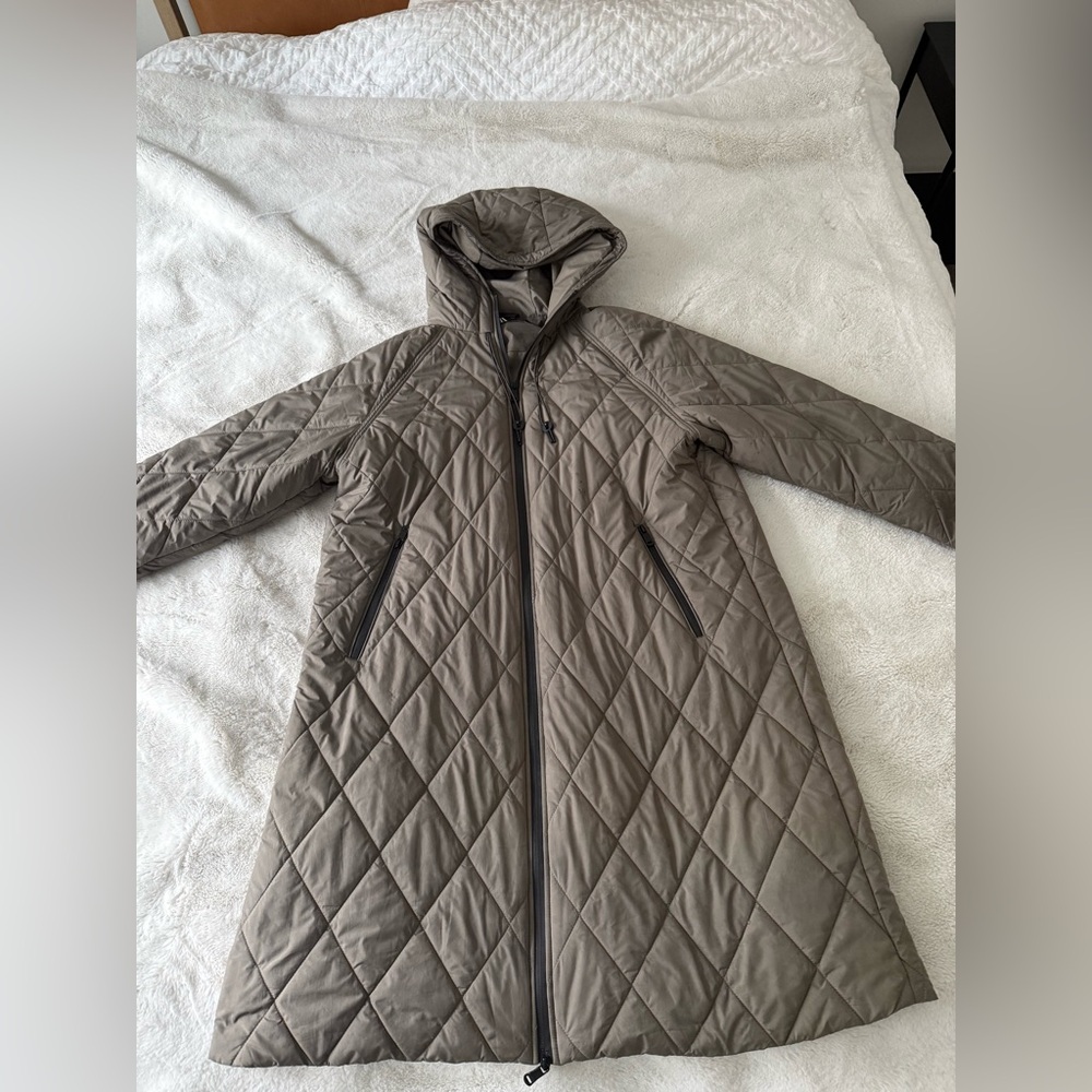 Zara Quilted Hooded Jacket